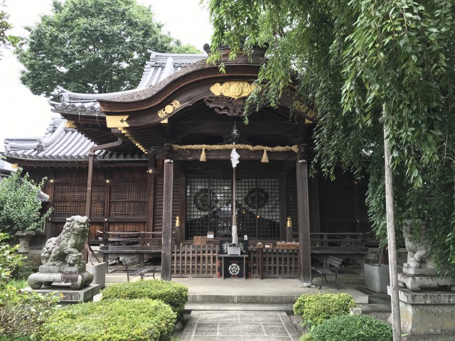 八重垣神社　拝殿