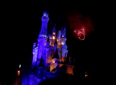 Disney　花火