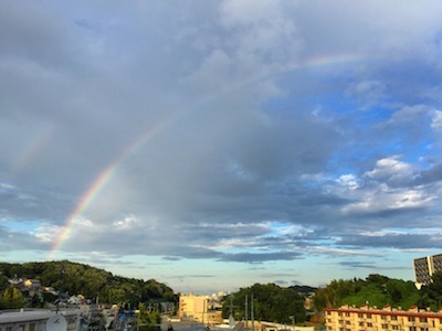 2017年7月の虹