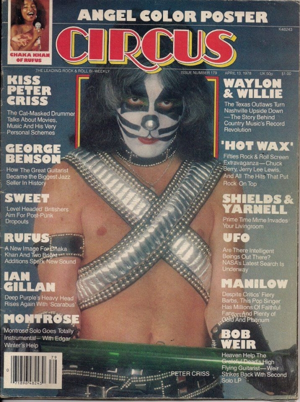 Circus Magazine peter criss