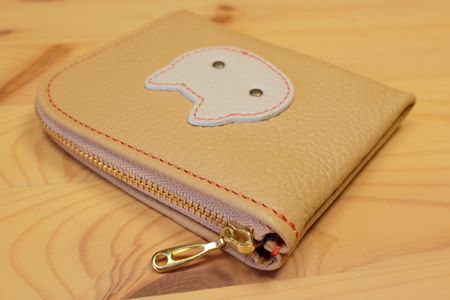 L字ファスナーミニ財布：ネコ：小さい財布
