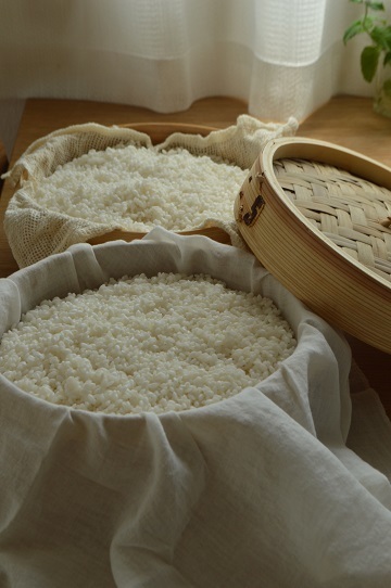 夏の米麹作り（白米１キロ使用）