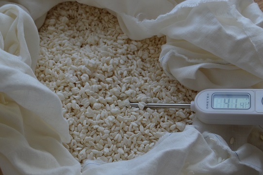 夏の米麹作り（白米１キロ使用）_8