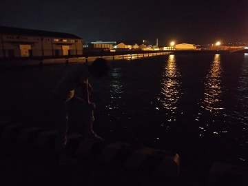 築港の夜