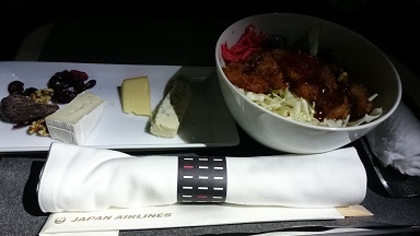 JAL011便の機内食5